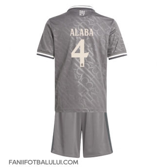 Real Madrid David Alaba #4 Echipament de Fotbal Replică 2024-25 Copii Treilea (+ Șorturi)